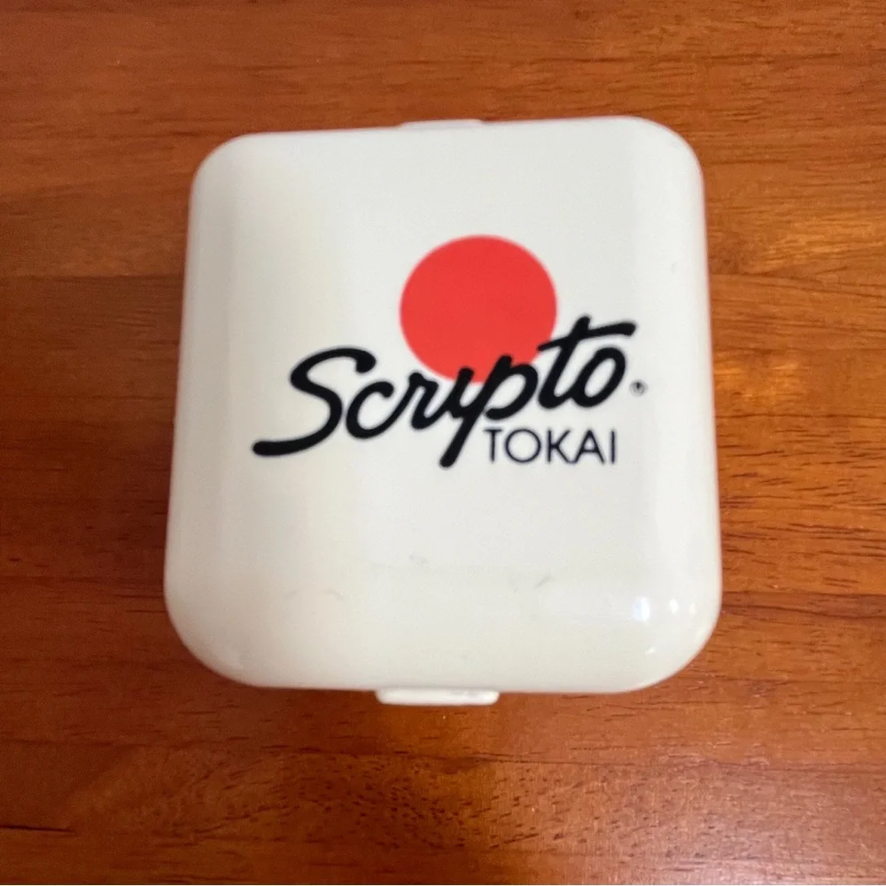 Vintage SCRIPTO Desk Organizer Office Decor paperclip storage